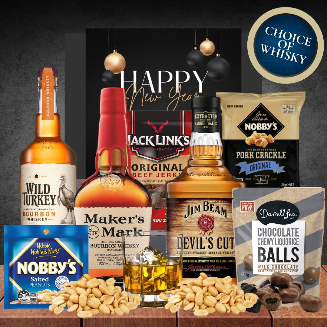 New Year Bourbon Choice Hamper Featured Image