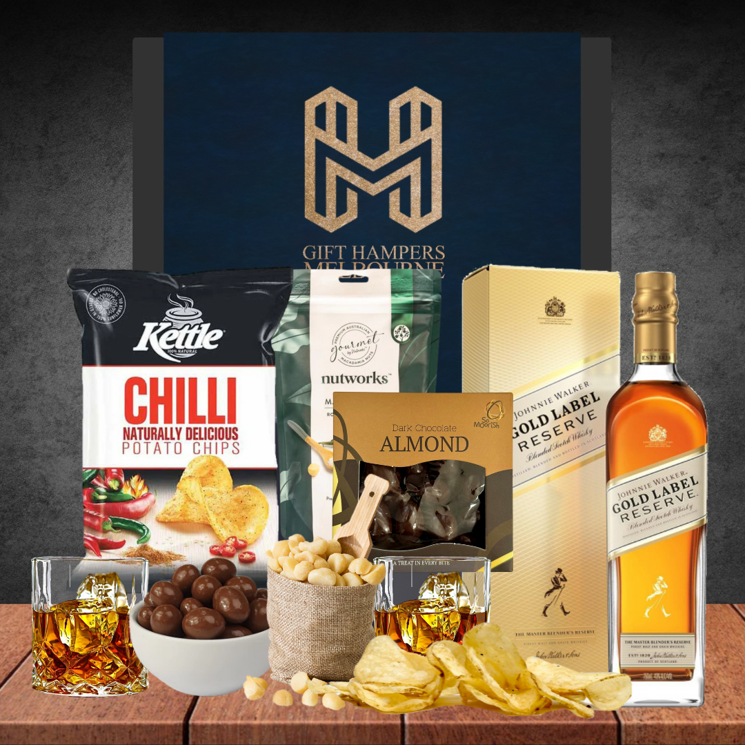 New Year Premium Whisky Choice Hamper with Johnnie Walker Gold 700ml