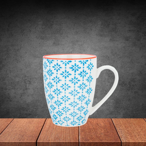 Nicola Spring Hand Printed Patterned Mug