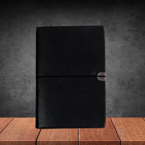 Notebook Black Leather-Look A5