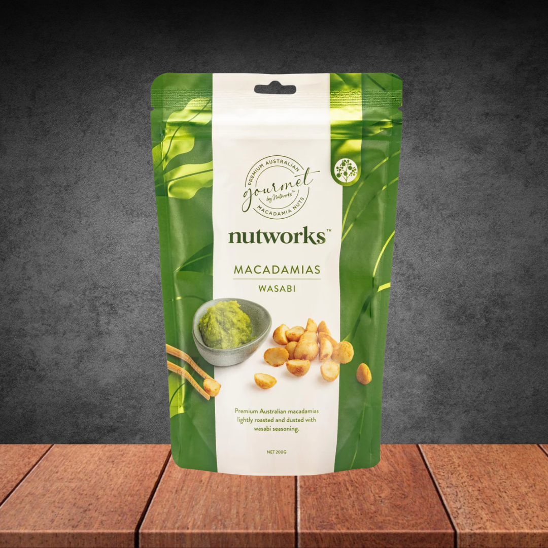 Nutworks Wasabi Macadamia 200g
