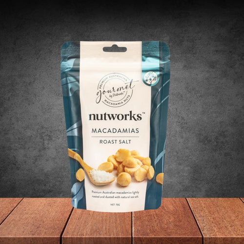 Nutworks Roast Salt Macadamias 75g