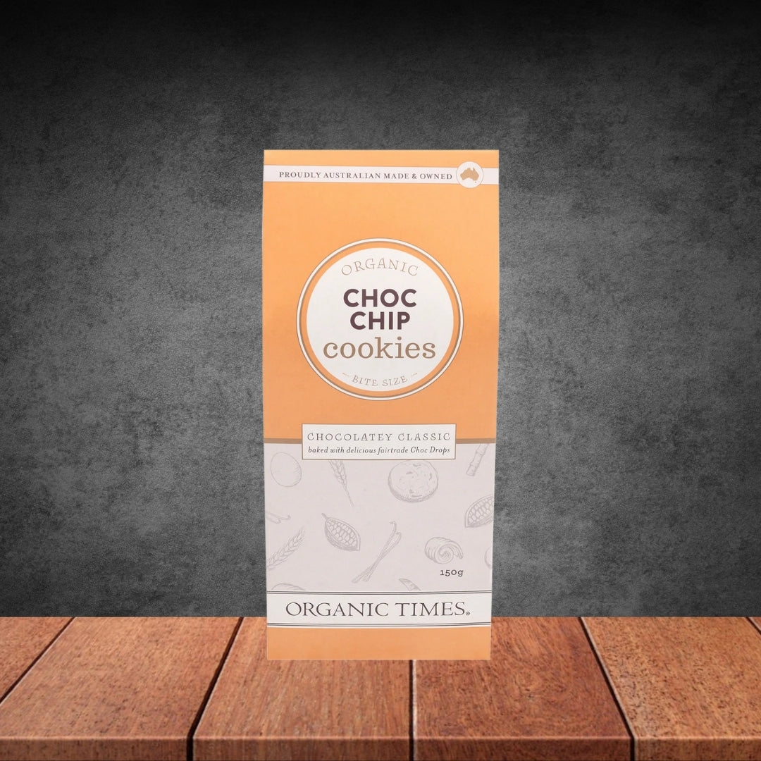 Organic Times Choc Chip Cookies 150g