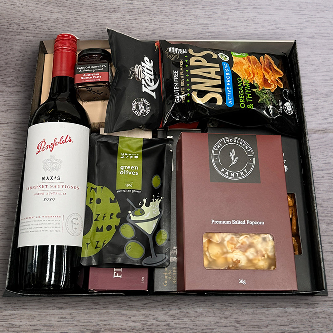 Penfolds Red & Gourmet Snacks Hamper