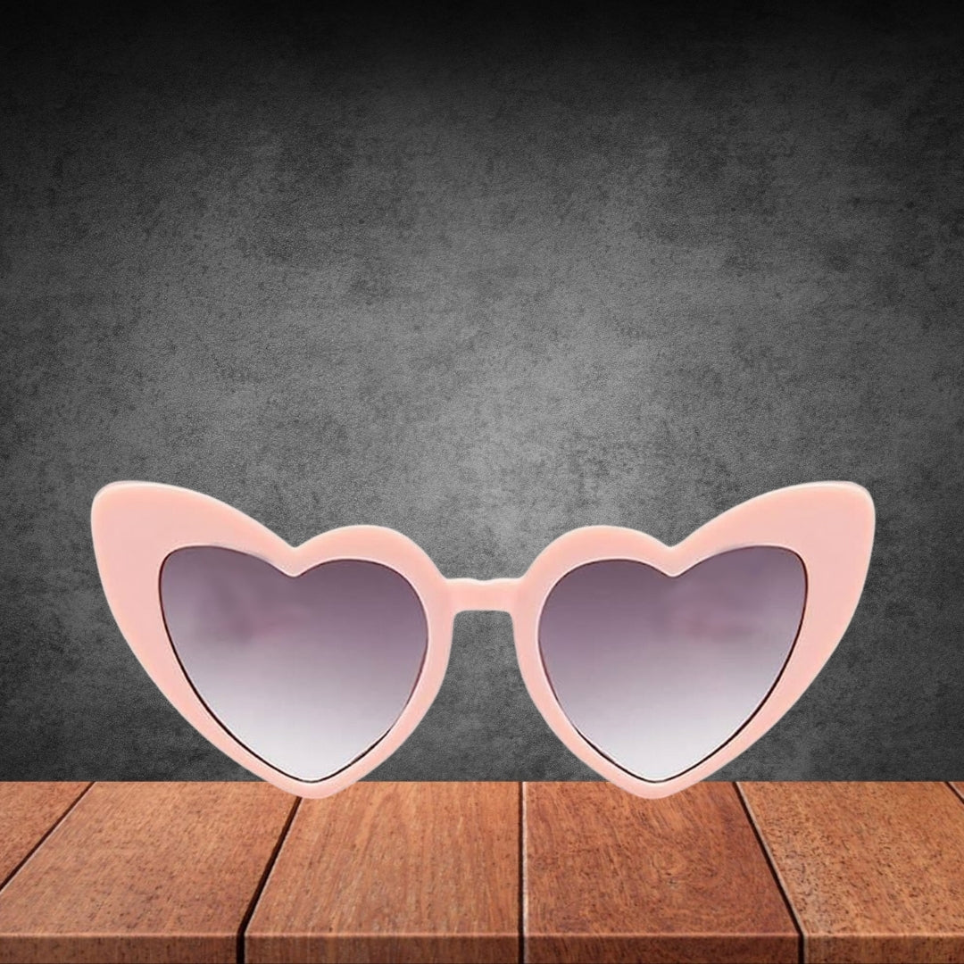 Pink Heart Sunglasses