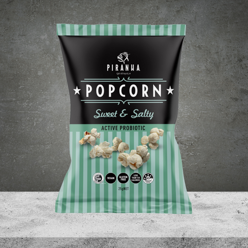 Piranha Sweet & Salty Popcorn 25g