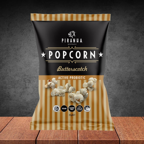 Piranha Butter Scotch Popcorn 25g
