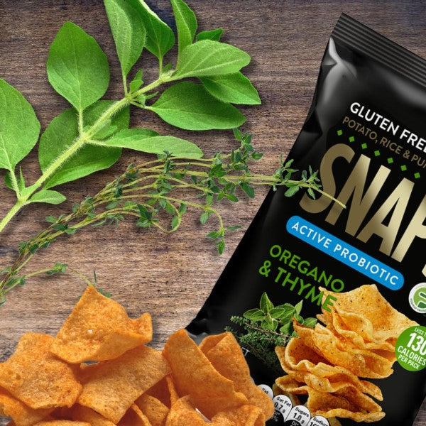 Piranha Oregano & Thyme Snaps 25g