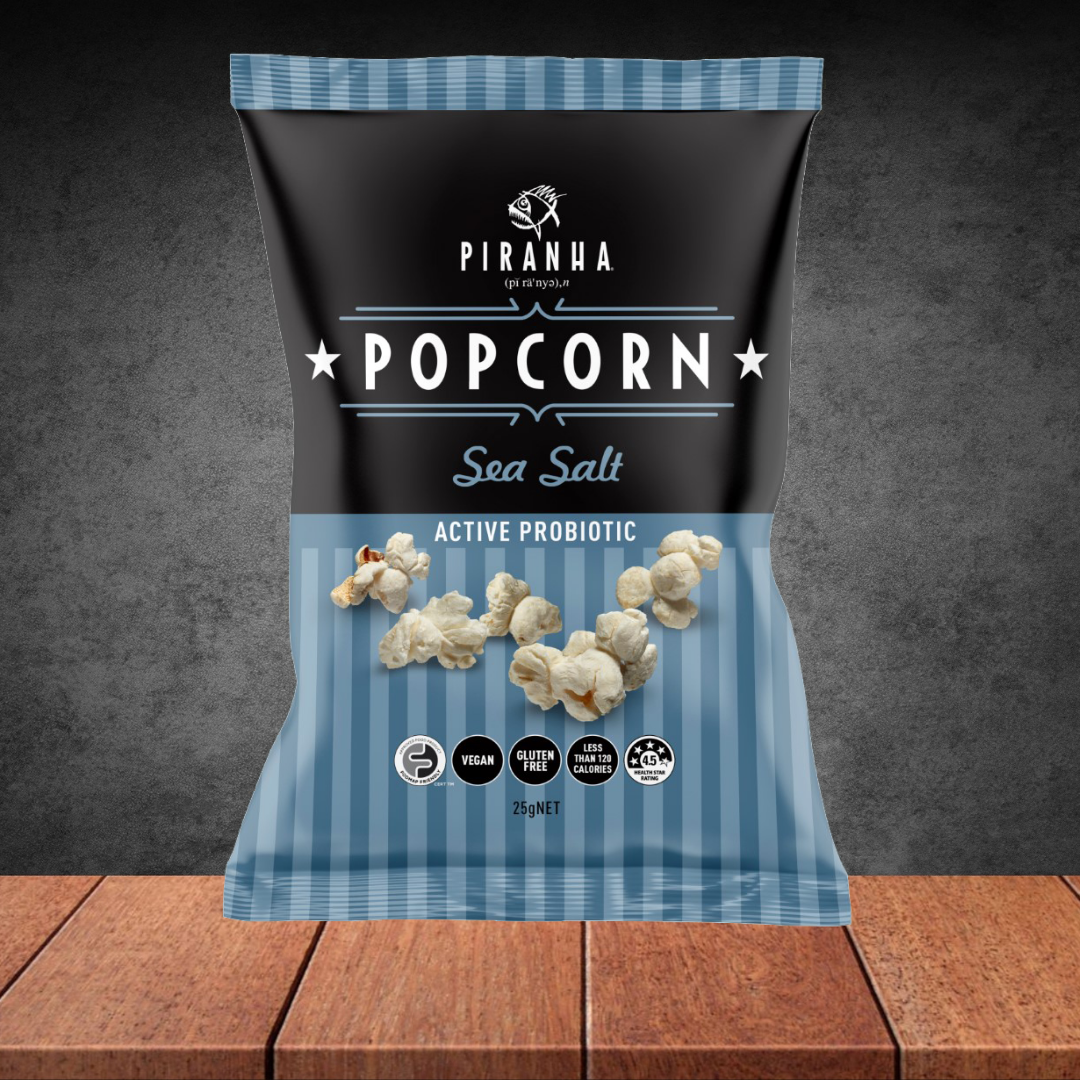 Piranha Popcorn Sea Salt 25g