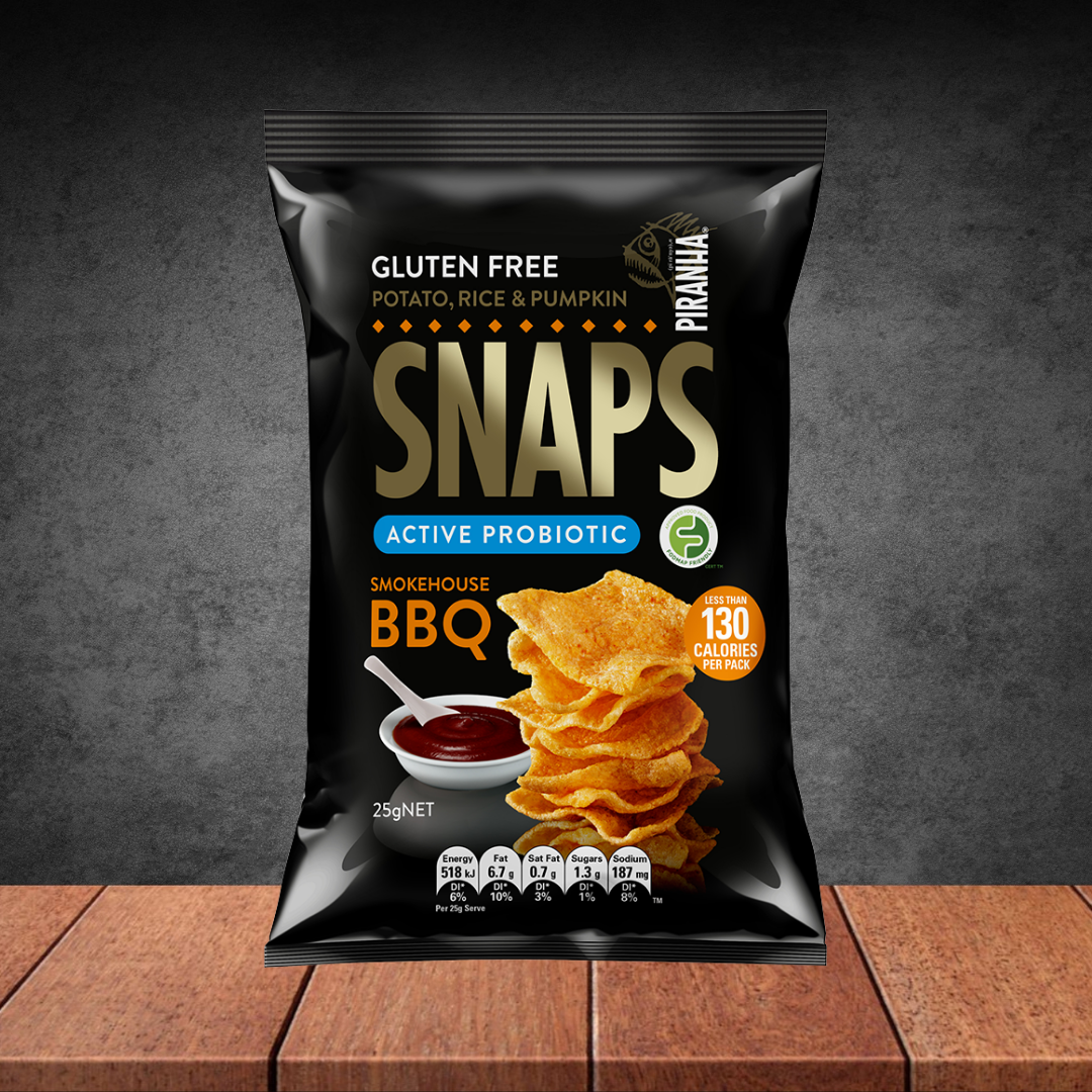 Piranha Smokehouse BBQ Snaps 25g