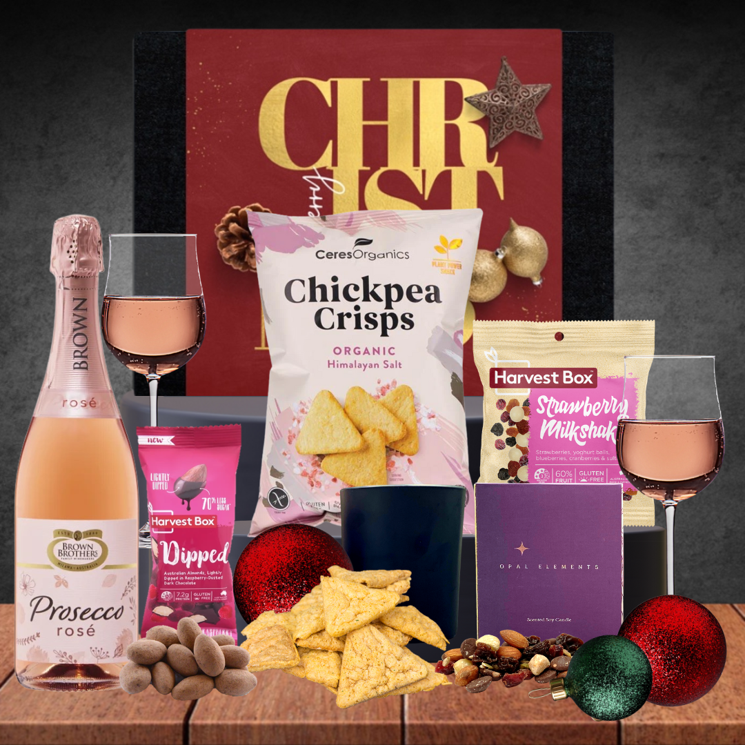 Prosecco Rose Melbourne Christmas Hamper Featured Image