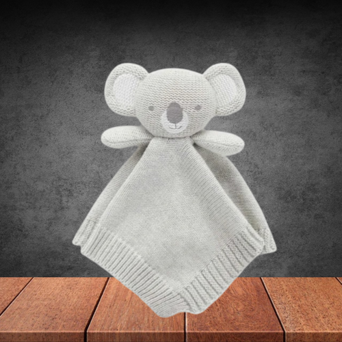 Pure Baby Knitted Koala Comforter