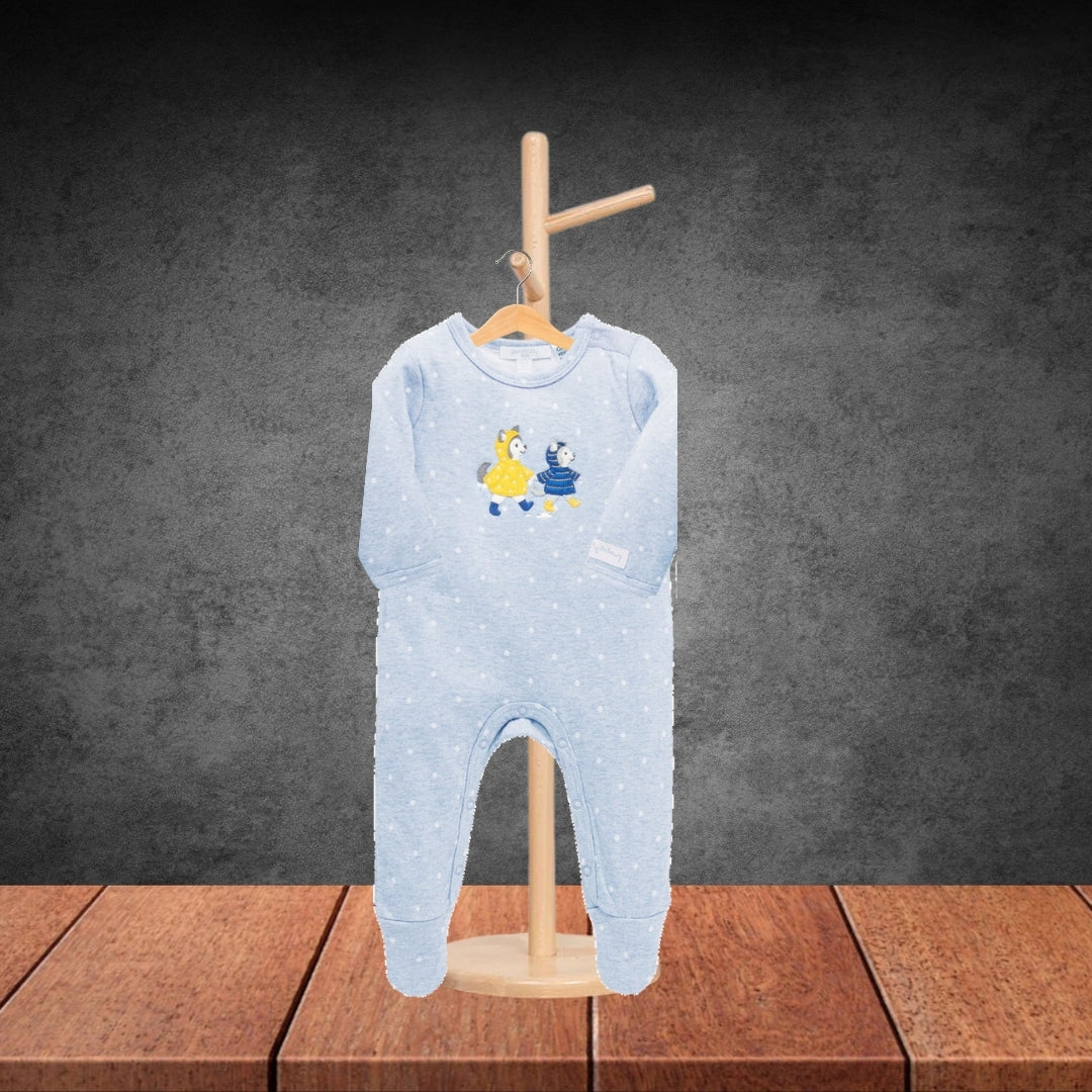 Pure Baby Blue Mini Spot Winter Growsuit - Sizes 000 or 00