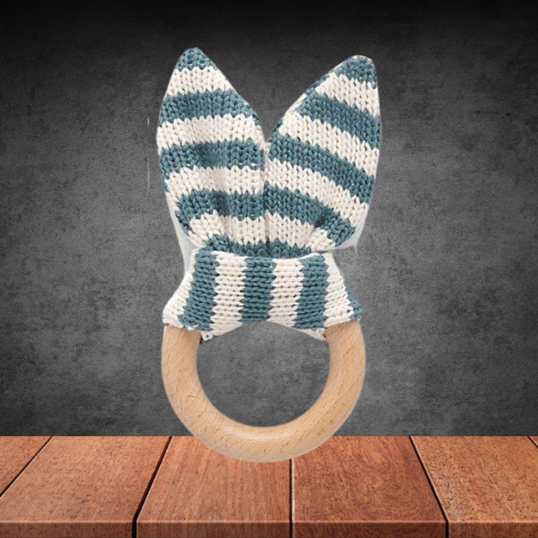 Pure Baby Lake Rabbit Ear Teether