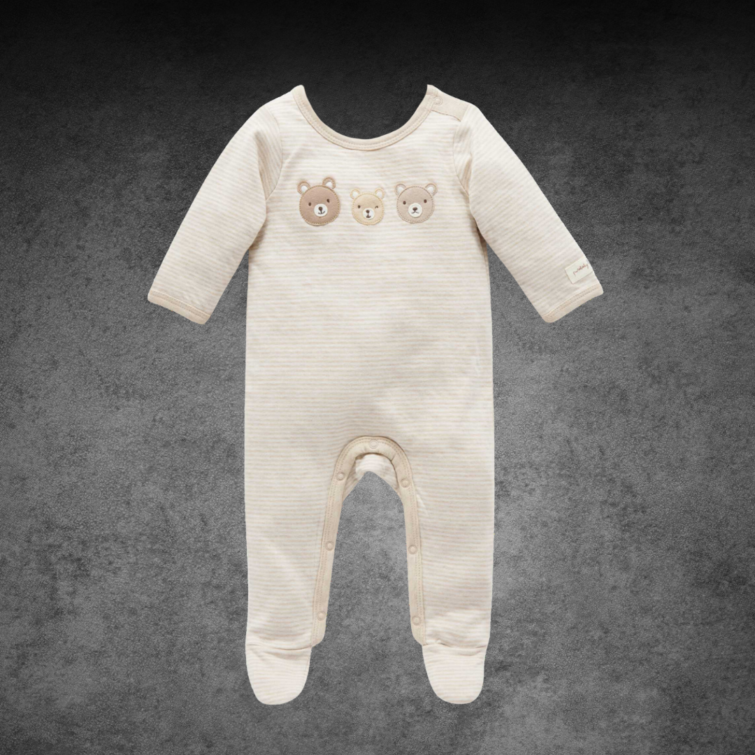 Pure Baby Winter Collection Neutral Growsuit- Size 000