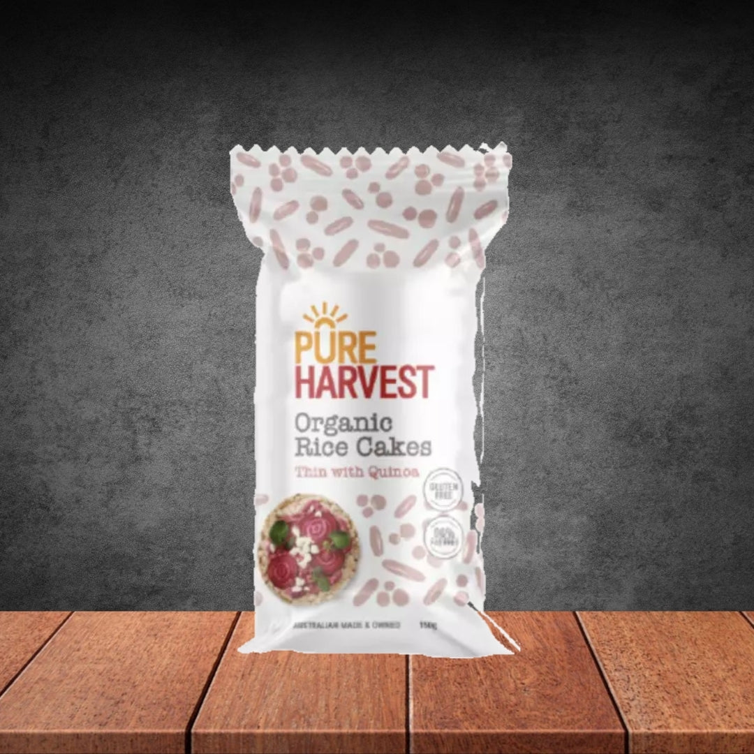 Pure Harvest Organic Quinoa Rice Cakes 150g