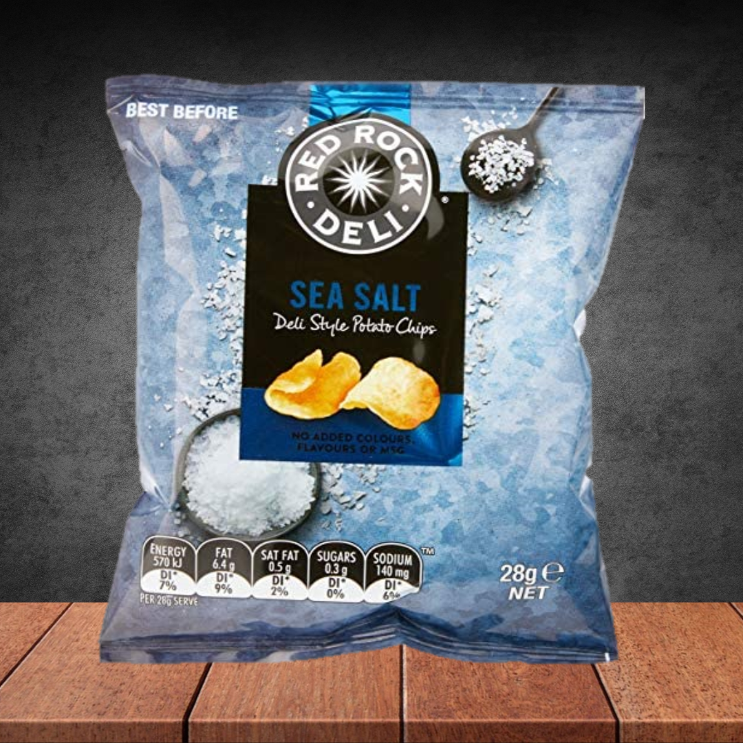 Red Rock Deli Chip Sea Salt 28g