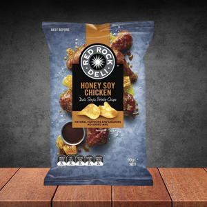Red Rock Deli Honey Soy Chicken Chips 90g