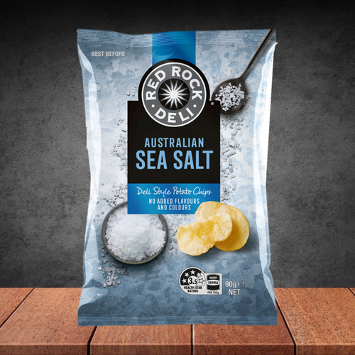 Red Rock Deli Sea Salt Potato Chips 90g