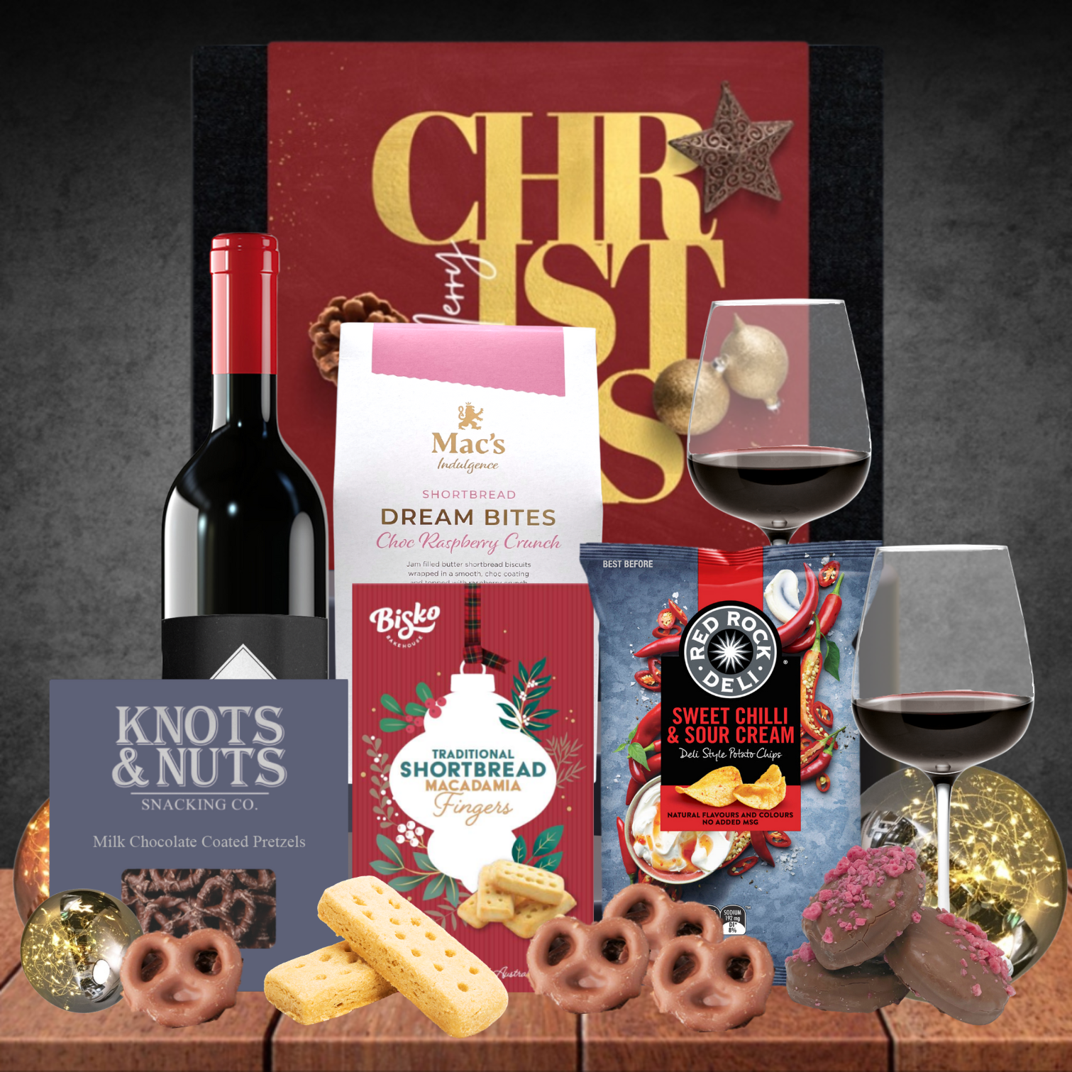 Red Wine Melbourne Christmas Hamper Featured Image