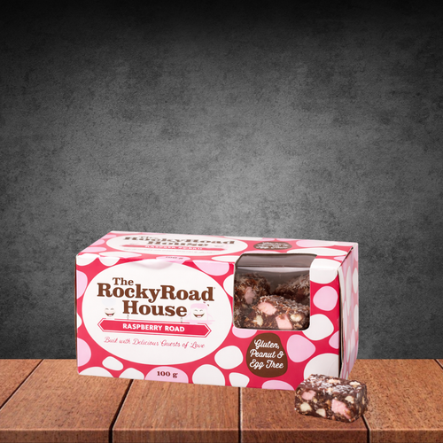 Rocky Road House Raspberry Rocky Road 100g