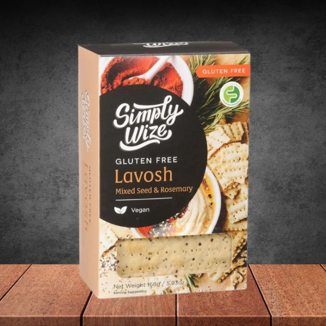 Simply Wize Mixed Seed And Rosemary Lavoosh 168g