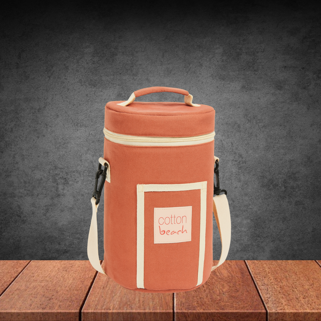 St Tropez Wine Cooler Bag 20x33 Pink