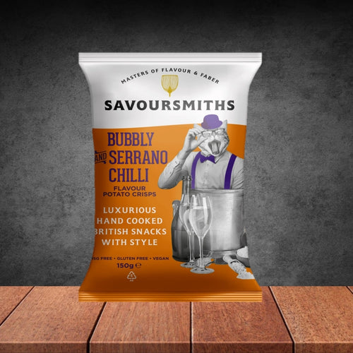 Savoursmiths Bubbly & serrano Chilli Potato Crisps 150g