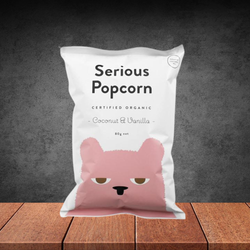 Serious Food Co Coconut Vanilla Popcorn 20g