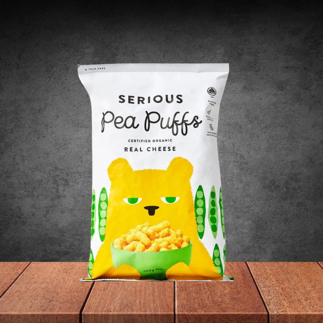 Serious Food Co Pea Puffs Real Cheese 15g