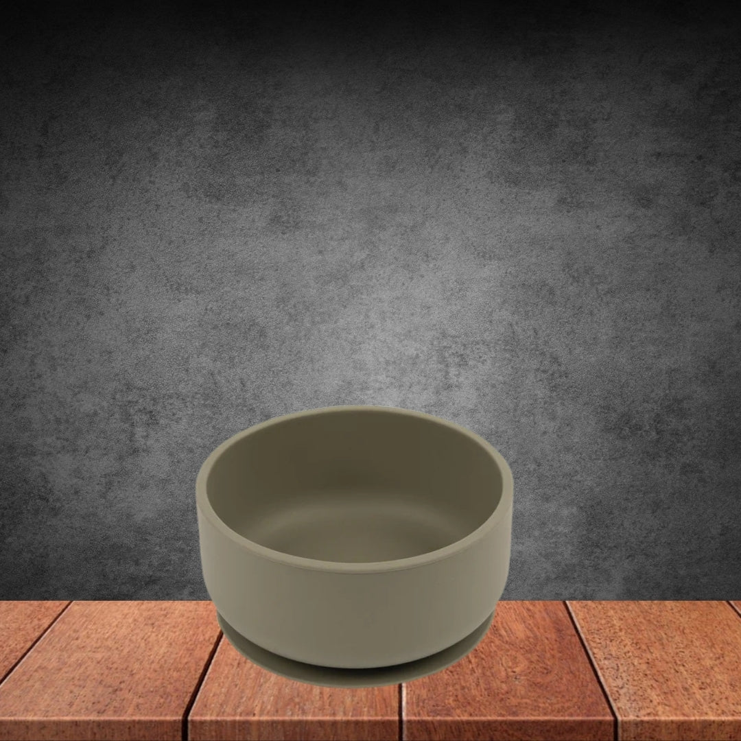 Silicone Baby Suction Bowl Silversage - By Tiny Dining
