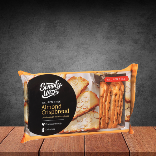 Simply Wize Gf Almond Crispbread 120g