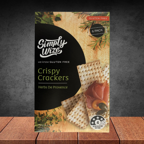 Simply Wize Crispy Crackers Herbs De Provence 150g