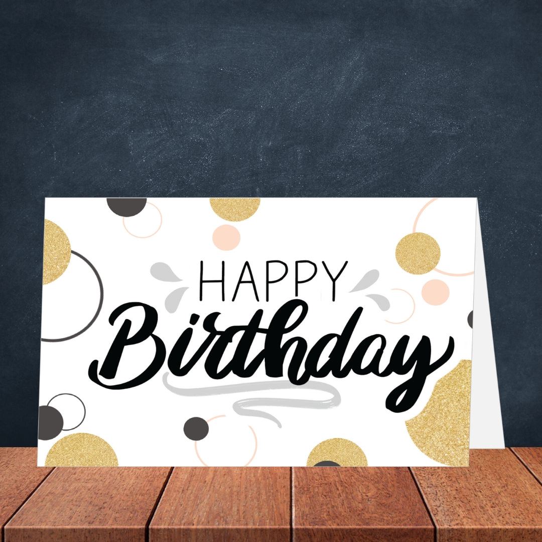 Happy Birthday Spots Greeting Card