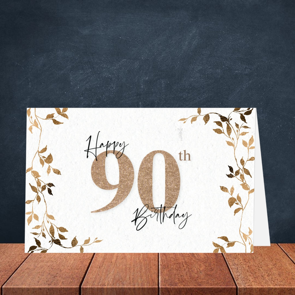 90th Birthday Greeting Card