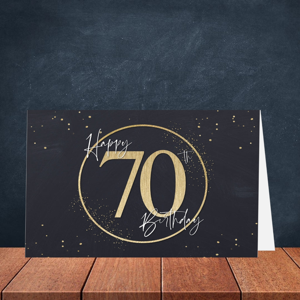 70th Birthday Greeting Card