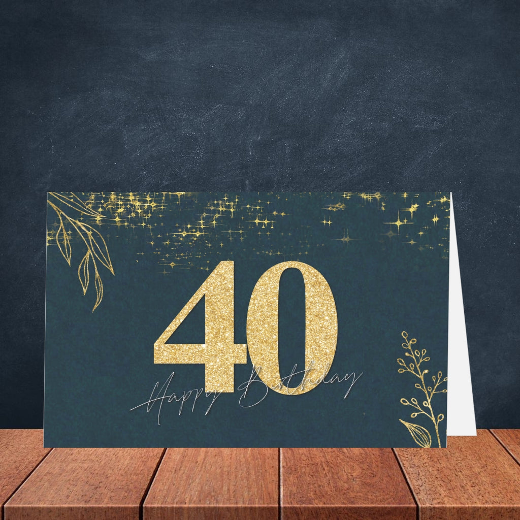 40th Birthday Greeting Card