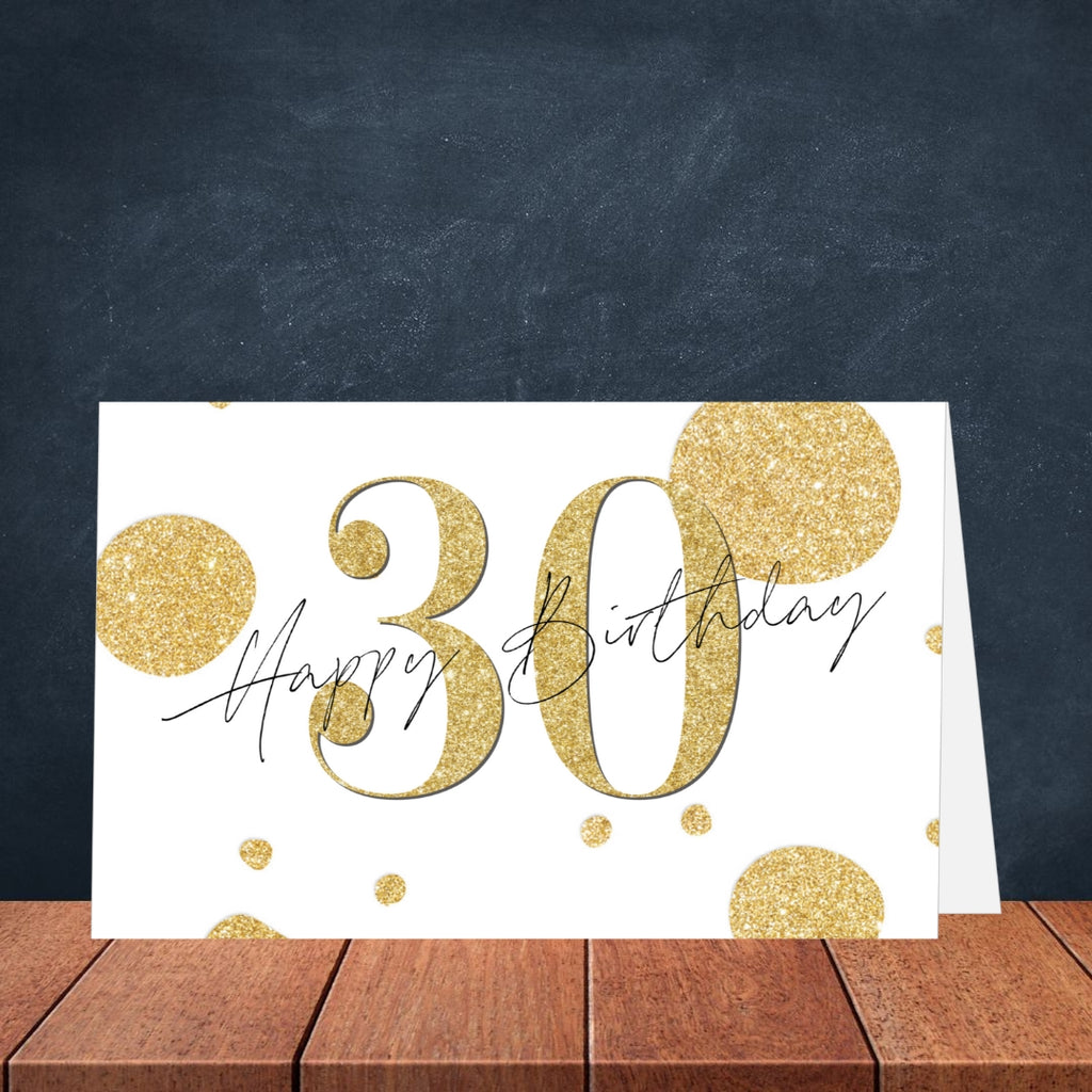 30th Birthday Greeting Card
