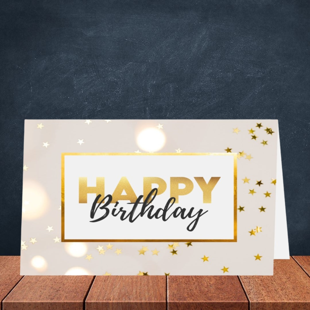 Happy Birthday Greeting Card