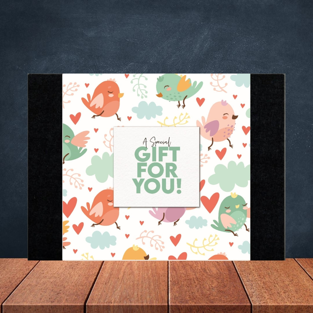 Kids Cute Birds Box Design