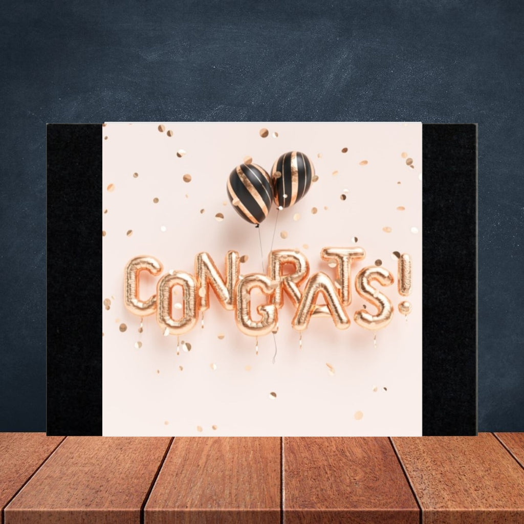 Congrats Balloons Box Design