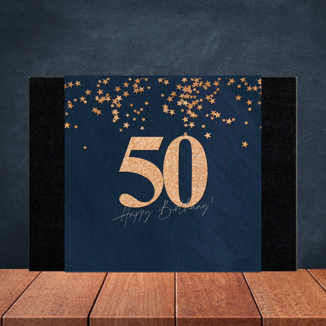 50th Birthday Box Design