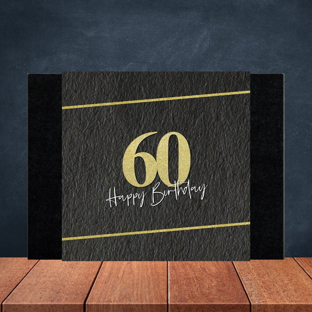 60th Birthday Box Design