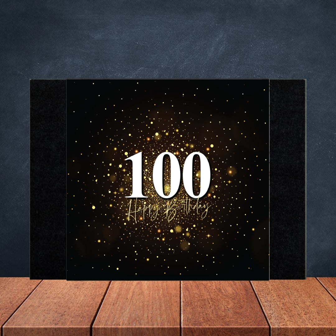 100th Birthday Box Design
