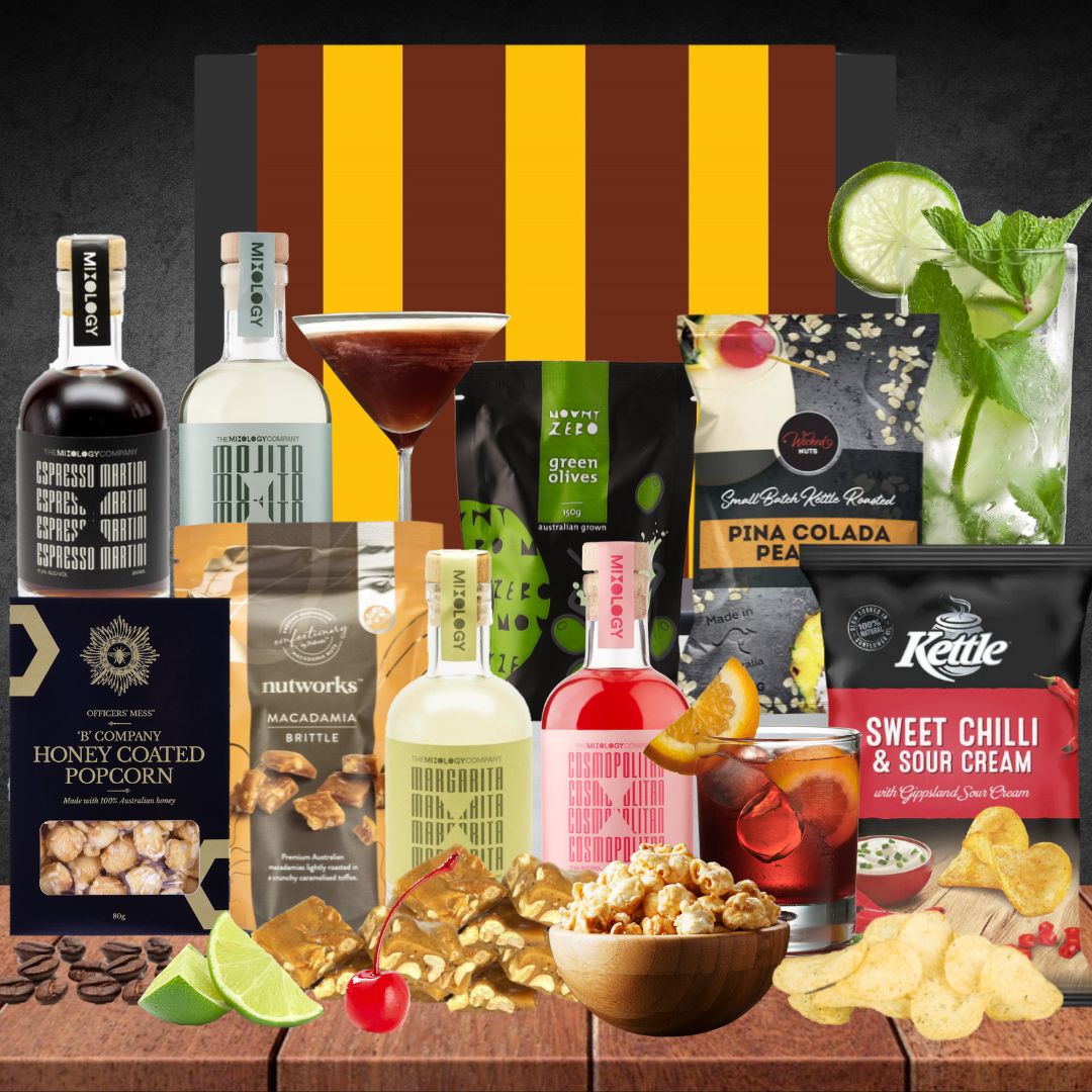 The AFL Cocktail Hamper for Hawthorn FC Fans