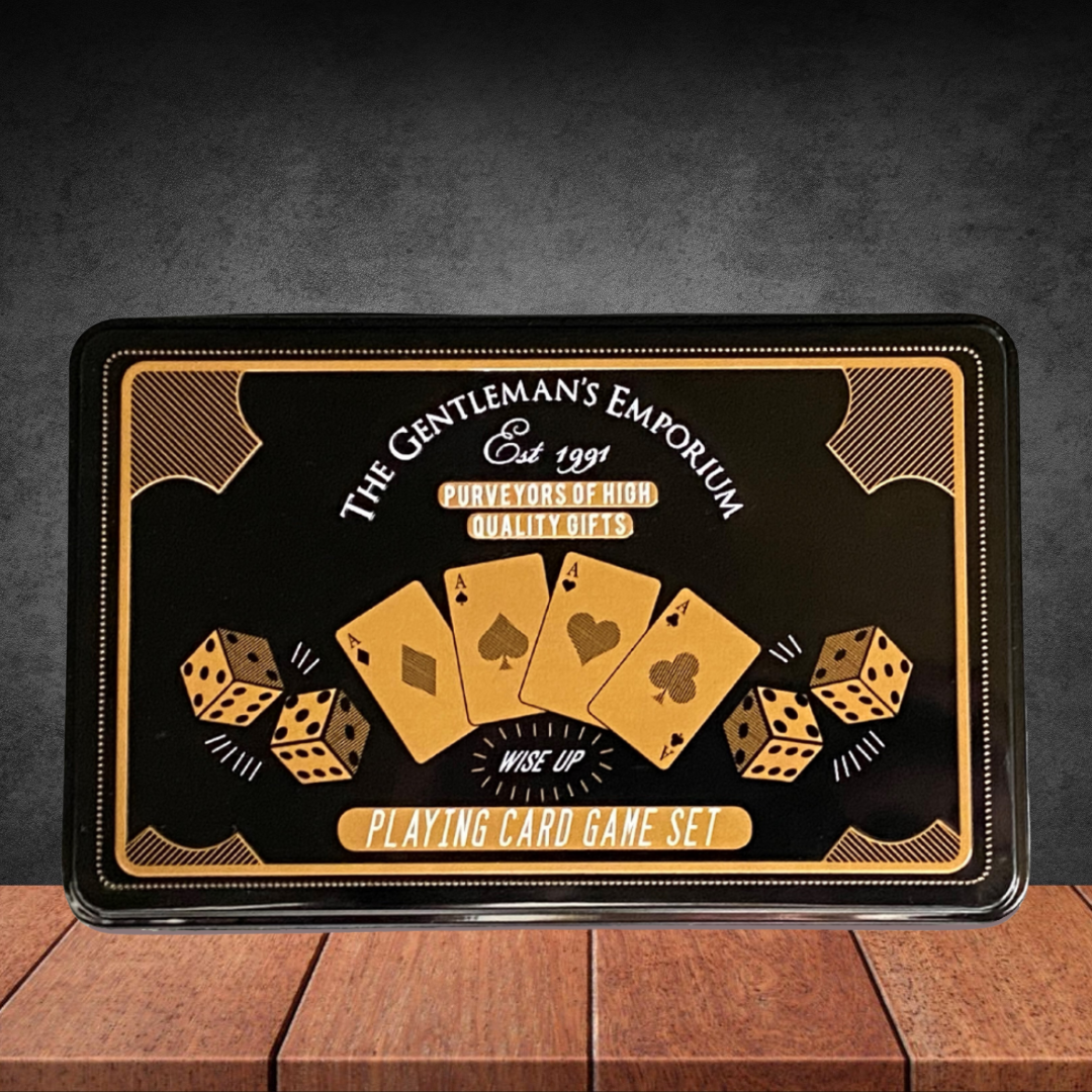 The Gentleman's Emporium Playing Card & Dice Set