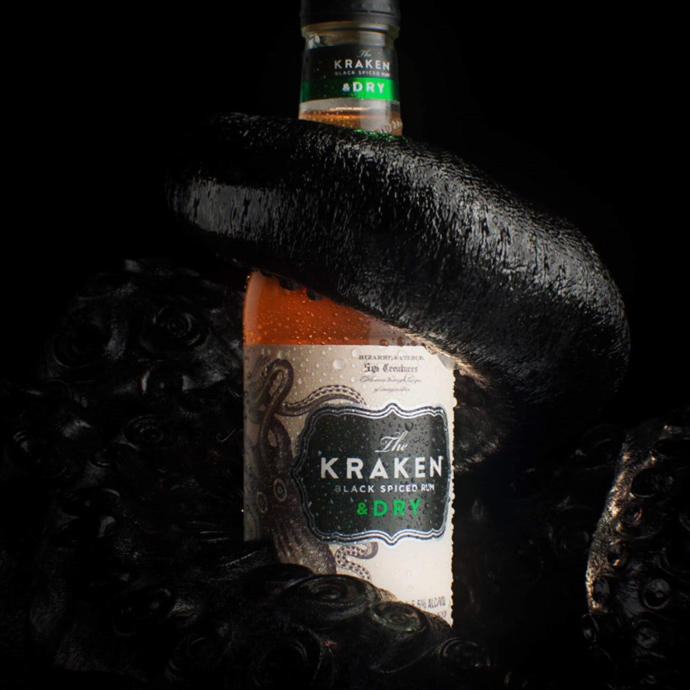 The Kraken Black Spiced Rum & Dry 330ml