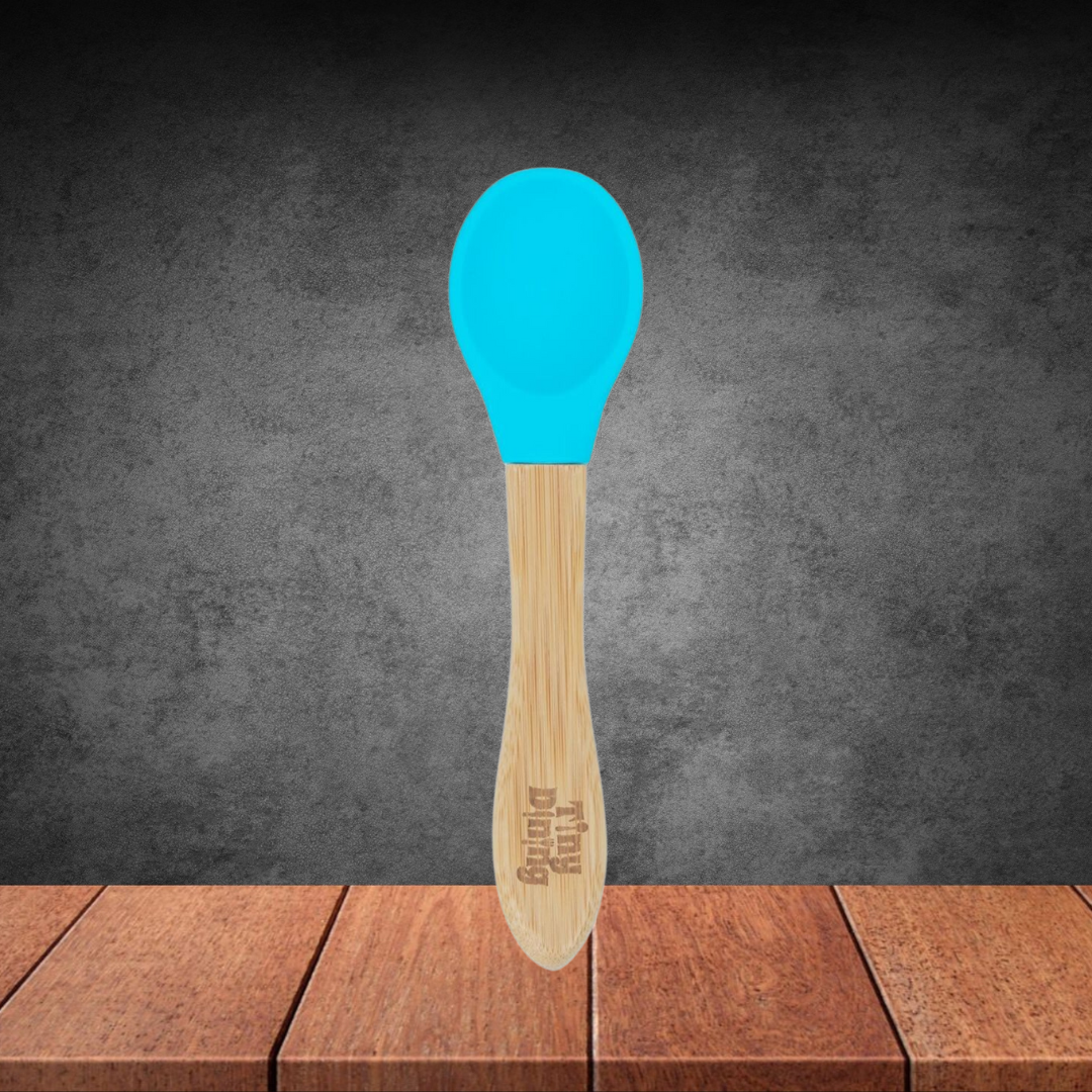 Tiny Dining Blue Bamboo Spoon