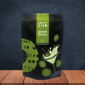 MOUNT ZERO OLIVES GREEN OLIVES IN BRINE 150G