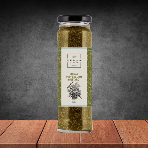 Urban Larder Shiraz Peppercorn Shiraz Mustard 160g